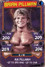 Super card  brian pillman 5  ultra rare  throwback 5732 216