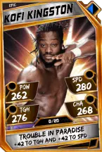 Super card  kofi kingston 6  epic 5865 216