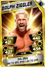 Super card  dolph ziggler 7  legendary 5899 216