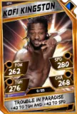 Super card  kofi kingston 6  epic 5865 216