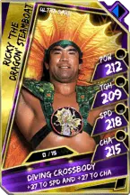 Super card  ricky steamboat 5  ultra rare  loyalty throwback 5804 216