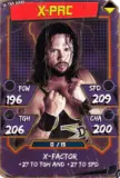 Super card  x pac 5  ultra rare  throwback 5845 216