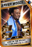 Super card  xavier woods 6  epic 5887 216