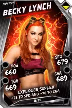 Super card  becky lynch 8  survivor 5938 216