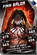 Super card  finn balor 8  survivor 5958 216