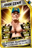 Super card  john cena 7  legendary 5908 216