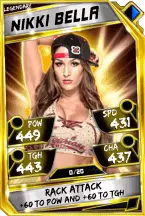 Super card  nikki bella 7  legendary 5914 216