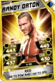 Super card  randy orton 7  legendary 5917 216