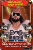 Super card  randy savage 8  survivor  throwback 5976 216