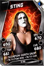 Super card  sting 8  survivor 5991 216