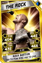 Super card  the rock 7  legendary 5930 216