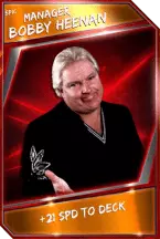 Super card  support  manager  bobby heenan 6  epic 6097 216