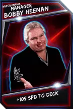 Support card: manager - bobbyheenan - wrestlemania