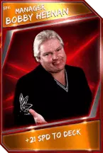 Super card  support  manager  bobby heenan 6  epic 6097 216