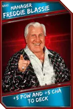 Support card: manager - freddieblassie - rare