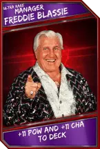 Support card: manager - freddieblassie - ultrarare