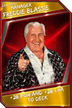 Super card  support  manager  freddie blassie 7  legendary 6106 216