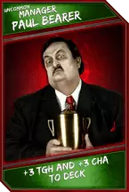 Support card: manager - paulbearer - uncommon