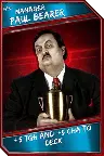 Support card: manager - paulbearer - rare