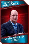 Support card: manager - paulheyman - rare