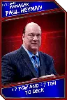 Support card: manager - paulheyman - superrare