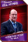 Support card: manager - paulheyman - ultrarare