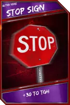 Support card: stopsign - ultrarare