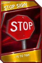 Support card: stopsign - legendary