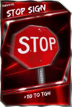 Support card: stopsign - survivor