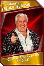 Super card  support  manager  freddie blassie 7  legendary 6106 216