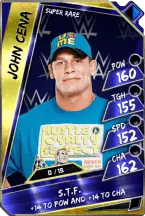 SuperCard JohnCena 4 SuperRare Loyalty RTG