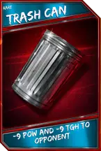 Support card: trashcan - rare