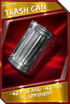 Support card: trashcan - legendary