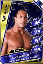 SuperCard TheRock 4 SuperRare Loyalty PCC