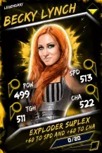 SuperCard BeckyLynch 7 Legendary Fusion