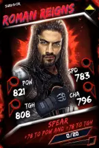 SuperCard RomanReigns 8 Survivor Fusion