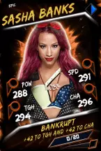 SuperCard SashaBanks 6 Epic Fusion