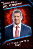 Super card  support  mr mc mahon 3  rare  fusion 6314 216