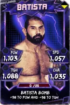 SuperCard Batista 9 WrestleMania Throwback