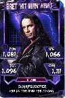 SuperCard BretHart 9 WrestleMania Throwback