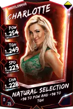 SuperCard Charlotte 9 WrestleMania PCC