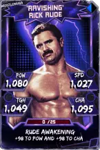 SuperCard RickRude 9 WrestleMania Throwback