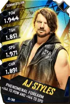 SuperCard AJStyles R10 SummerSlam