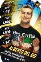 SuperCard AlbertoDelRio R10 SummerSlam