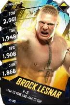 SuperCard BrockLesnar R10 SummerSlam