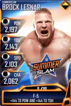 SuperCard BrockLesnar R10 SummerSlam MITB