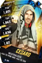 SuperCard Cesaro R10 SummerSlam