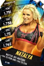 SuperCard Natalya R10 SummerSlam