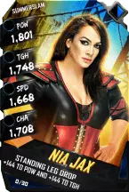 Super card  nia jax  r10  summer slam 8536 216