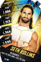 SuperCard SethRollins R10 SummerSlam